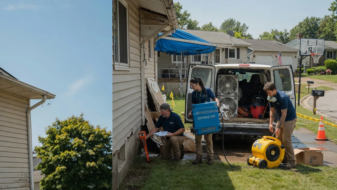 Ceiling Leak Cleanup in Deshler, OH near me
