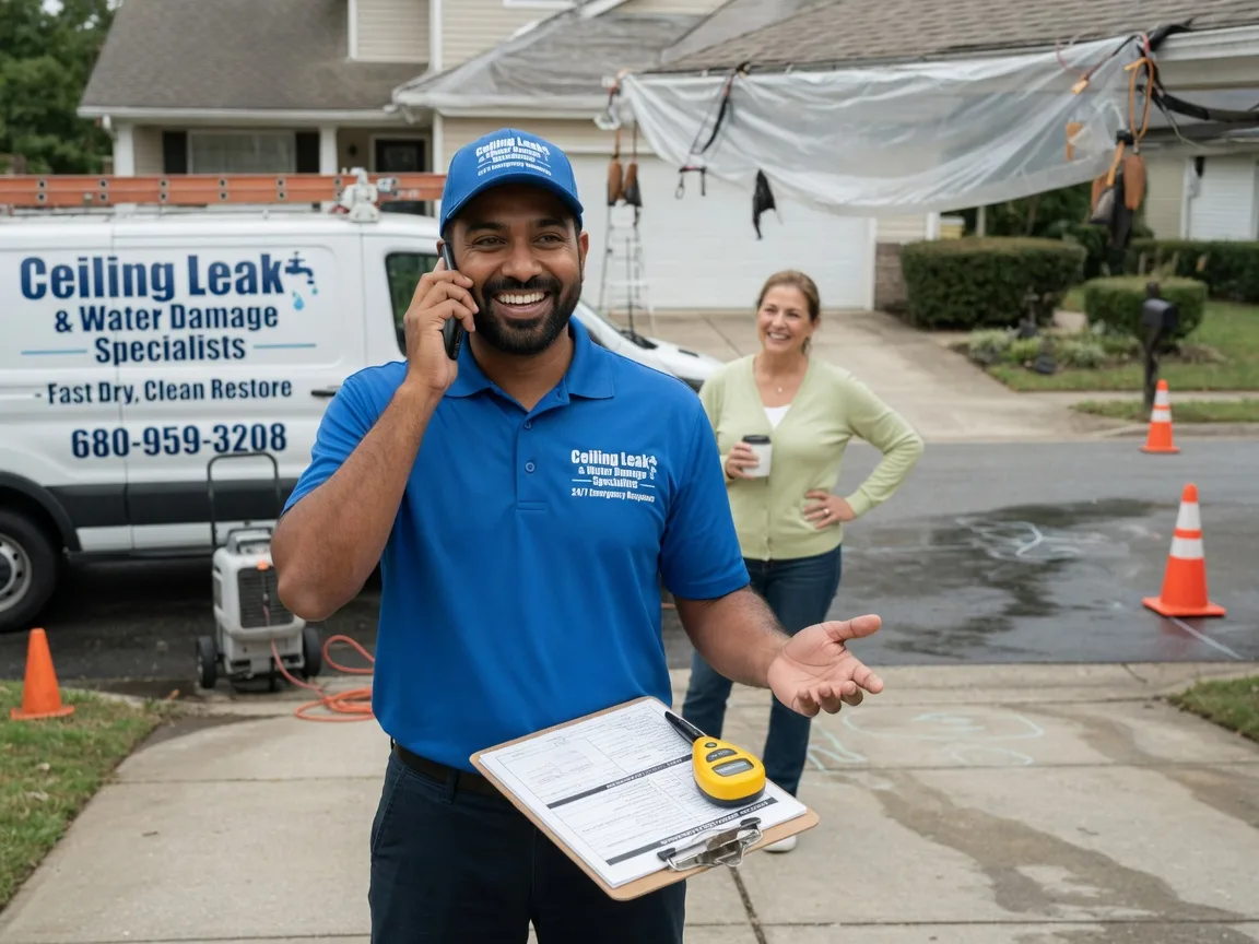 Ceiling Leak Cleanup Deshler, OH FAQs
